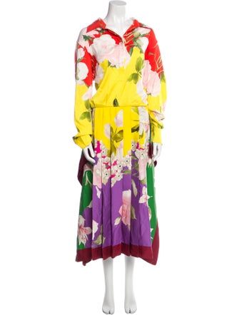 Valentino Silk Long Dress