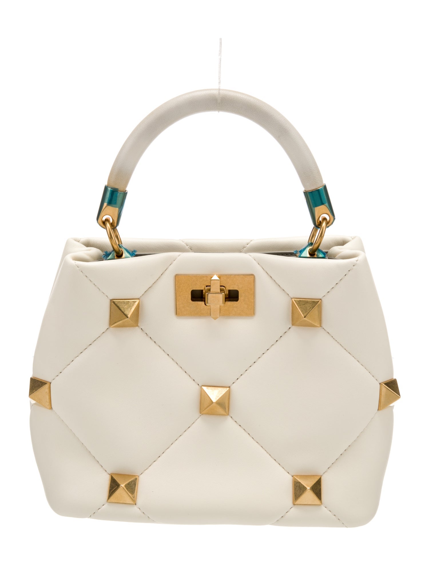 Valentino Rockstud Top Handle Bag