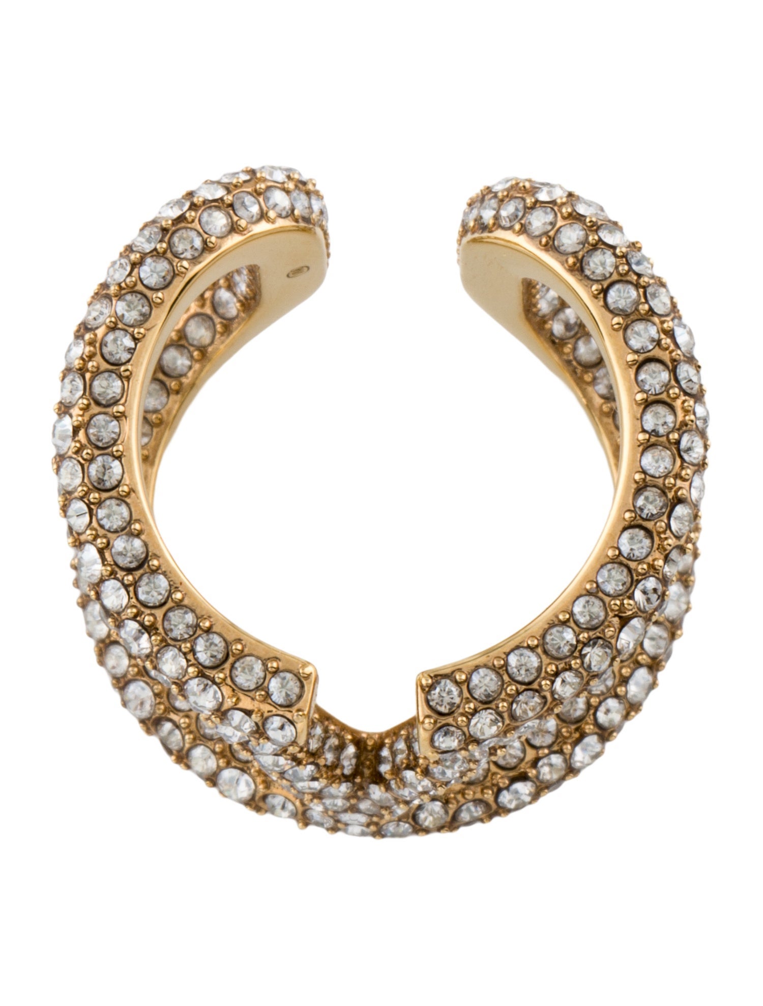 Valentino Crystal embellished Scarf Ring