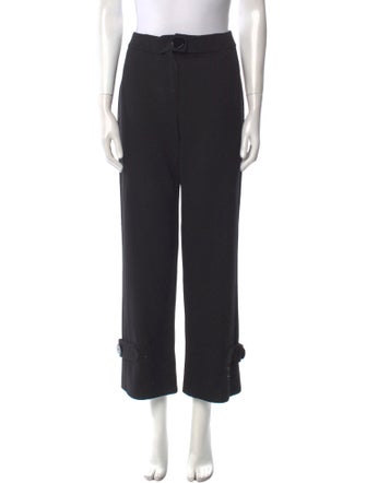 Valentino Virgin Wool Wide Leg Pants