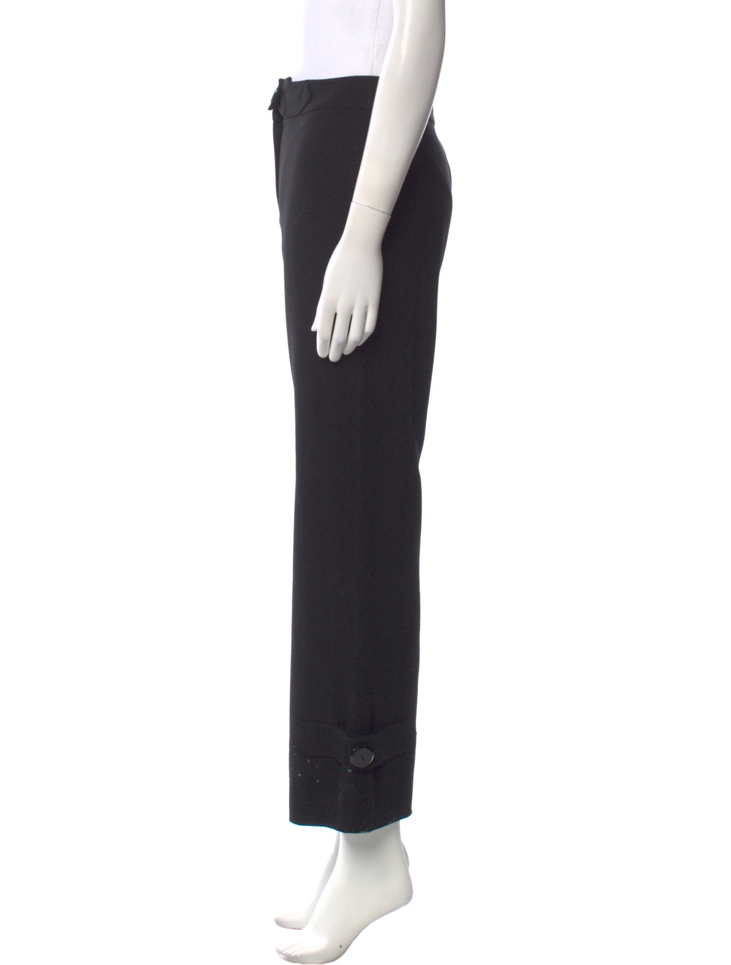 Valentino Virgin Wool Wide Leg Pants