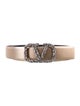 Valentino Leather Crystal Embellishments Belt