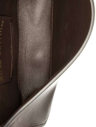 Valentino Leather Messenger Bag