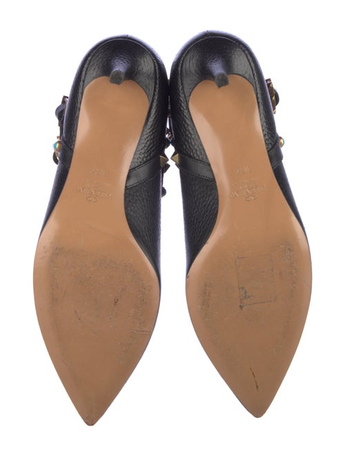 Valentino Rockstud Accents Leather Boots