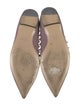 Valentino Rockstud Accents Patent Leather Ballet Flats