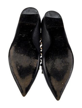Valentino Rockstud Accents Leather Flats