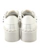 Valentino Rockstud Accents Leather Sneakers