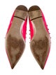 Valentino Rockstud Accents Patent Leather Ballet Flats
