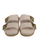 Valentino Rockstud Accents Leather Slides