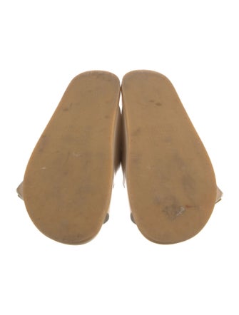 Valentino Rockstud Accents Leather Slides