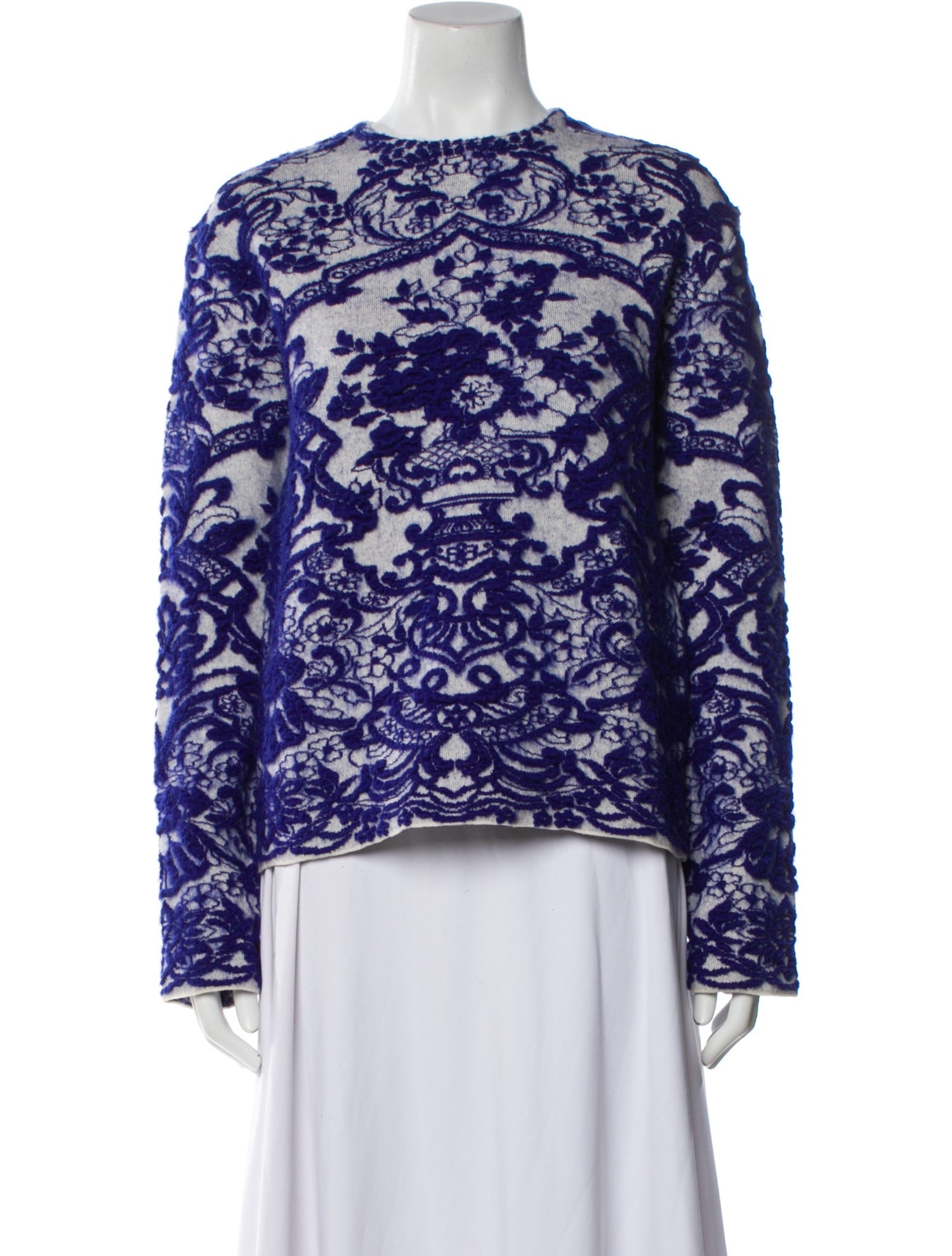 Valentino Wool Printed Sweater