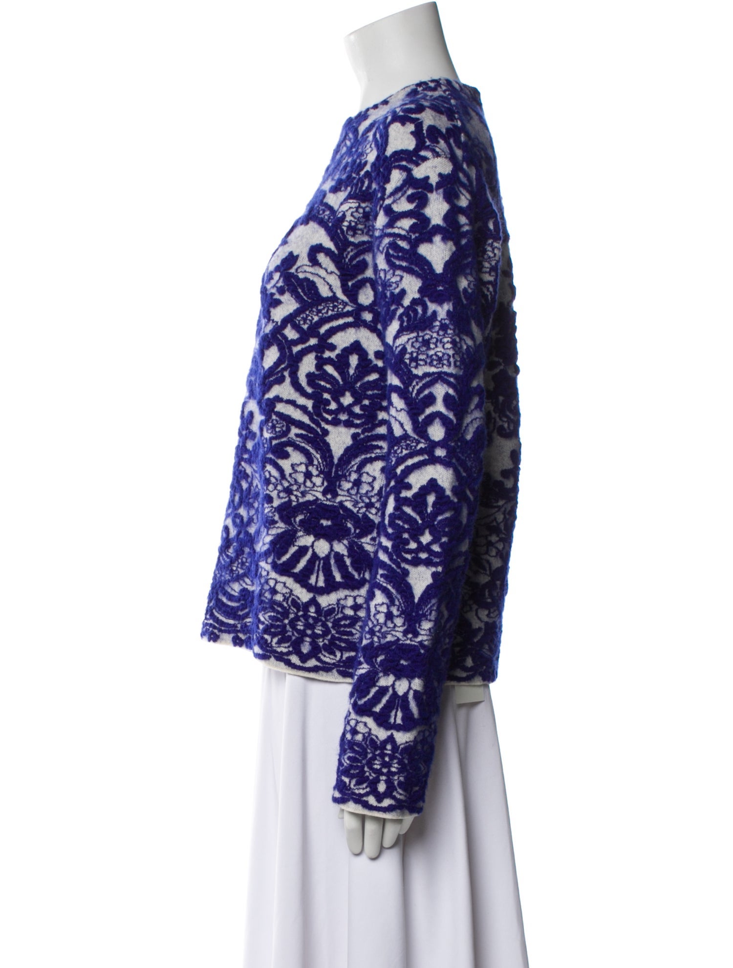 Valentino Wool Printed Sweater