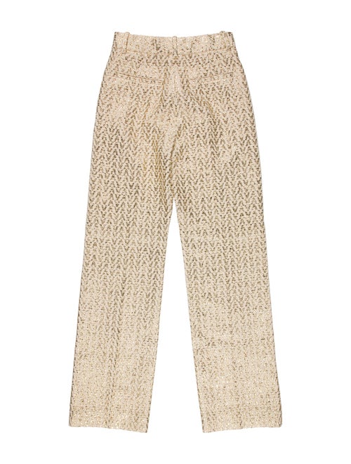 Valentino Printed Straight Leg Pants