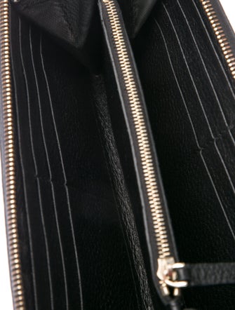 Valentino Rockstud Accents Leather Continental Wallet