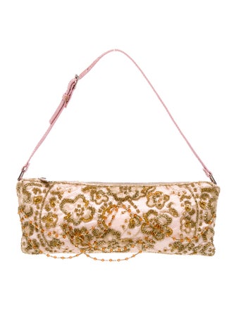 Valentino Satin Top Handle Bag