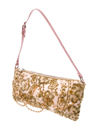 Valentino Satin Top Handle Bag