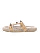 Valentino Rockmance Accents Leather Slides