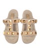 Valentino Rockmance Accents Leather Slides