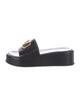 Valentino Leather Slides
