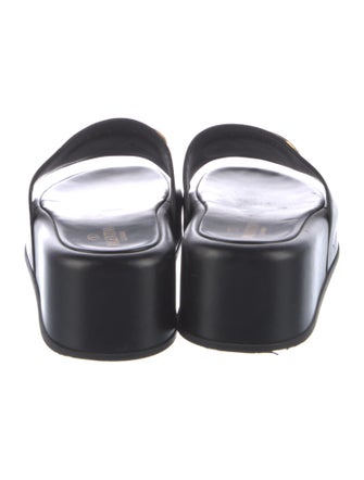 Valentino Leather Slides