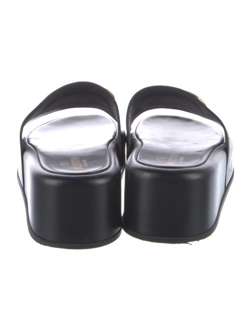 Valentino Leather Slides