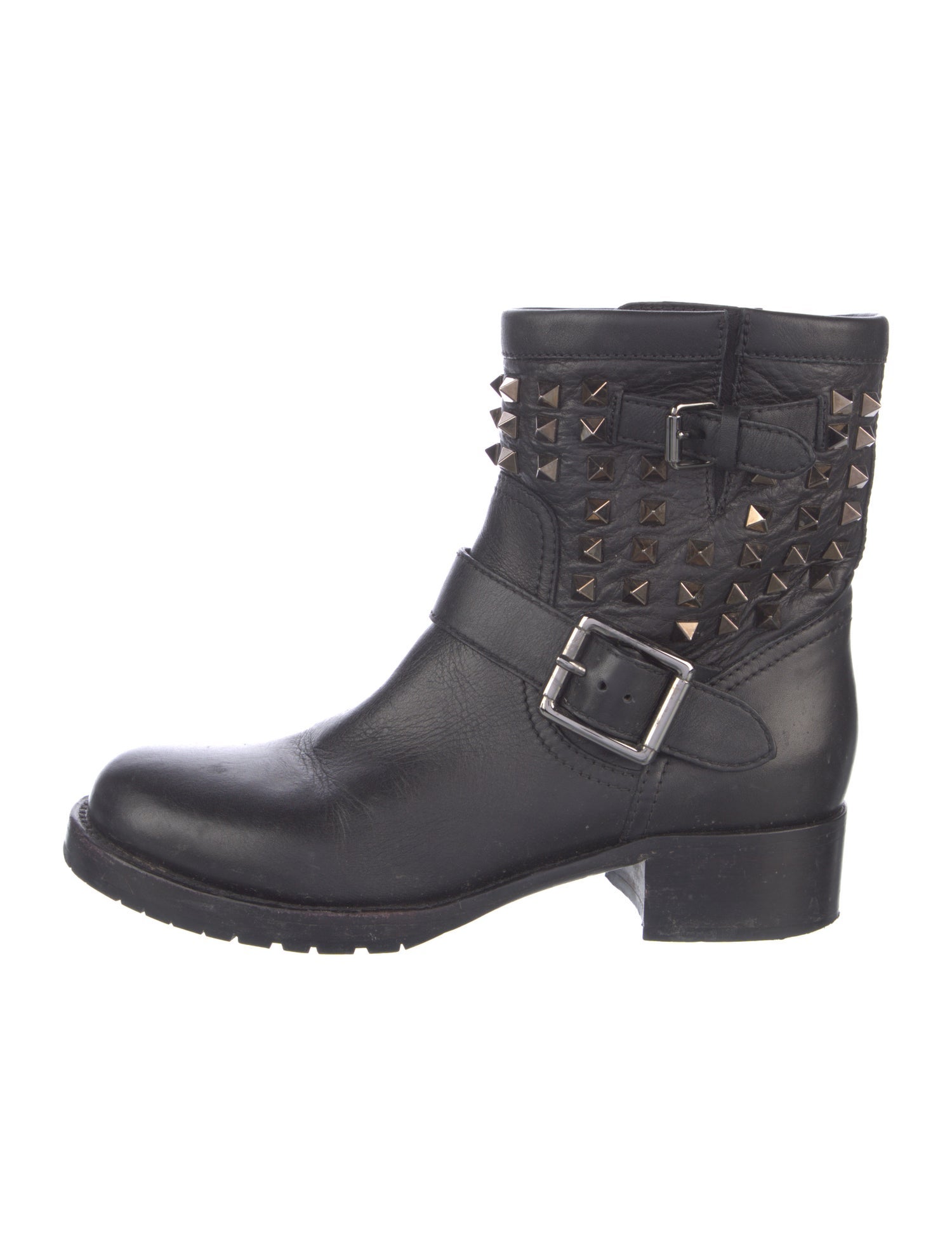 Valentino 2010's Noir Biker Moto Boots