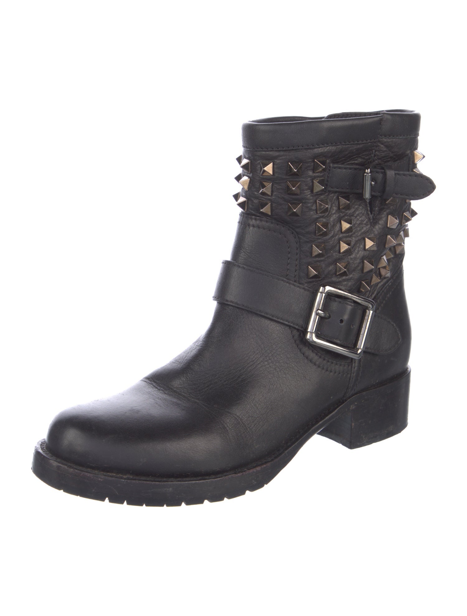 Valentino 2010's Noir Biker Moto Boots