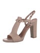 Valentino Rockstud Accents Leather T-Strap Sandals