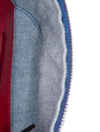 Valentino Denim Rockstud Waist Bag