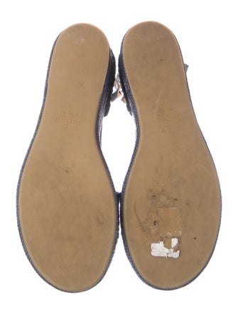 Valentino Rockstud Accents Denim Espadrilles