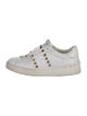 Valentino Rockstud Accents Leather Sneakers