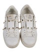 Valentino Rockstud Accents Leather Sneakers