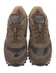Valentino Rockstud Accents Suede Sneakers
