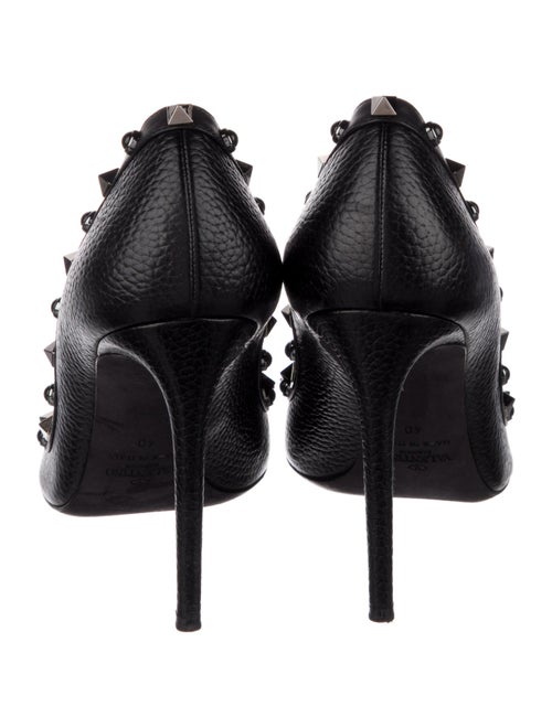 Valentino Rockstud Accents Leather Pumps