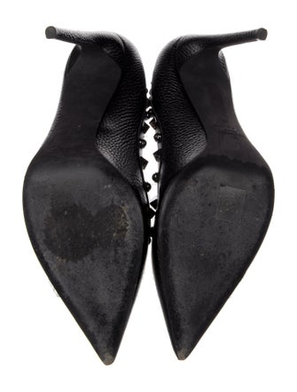 Valentino Rockstud Accents Leather Pumps