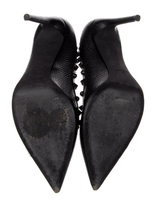 Valentino Rockstud Accents Leather Pumps
