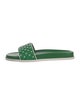 Valentino Rockstud Accents Leather Slides