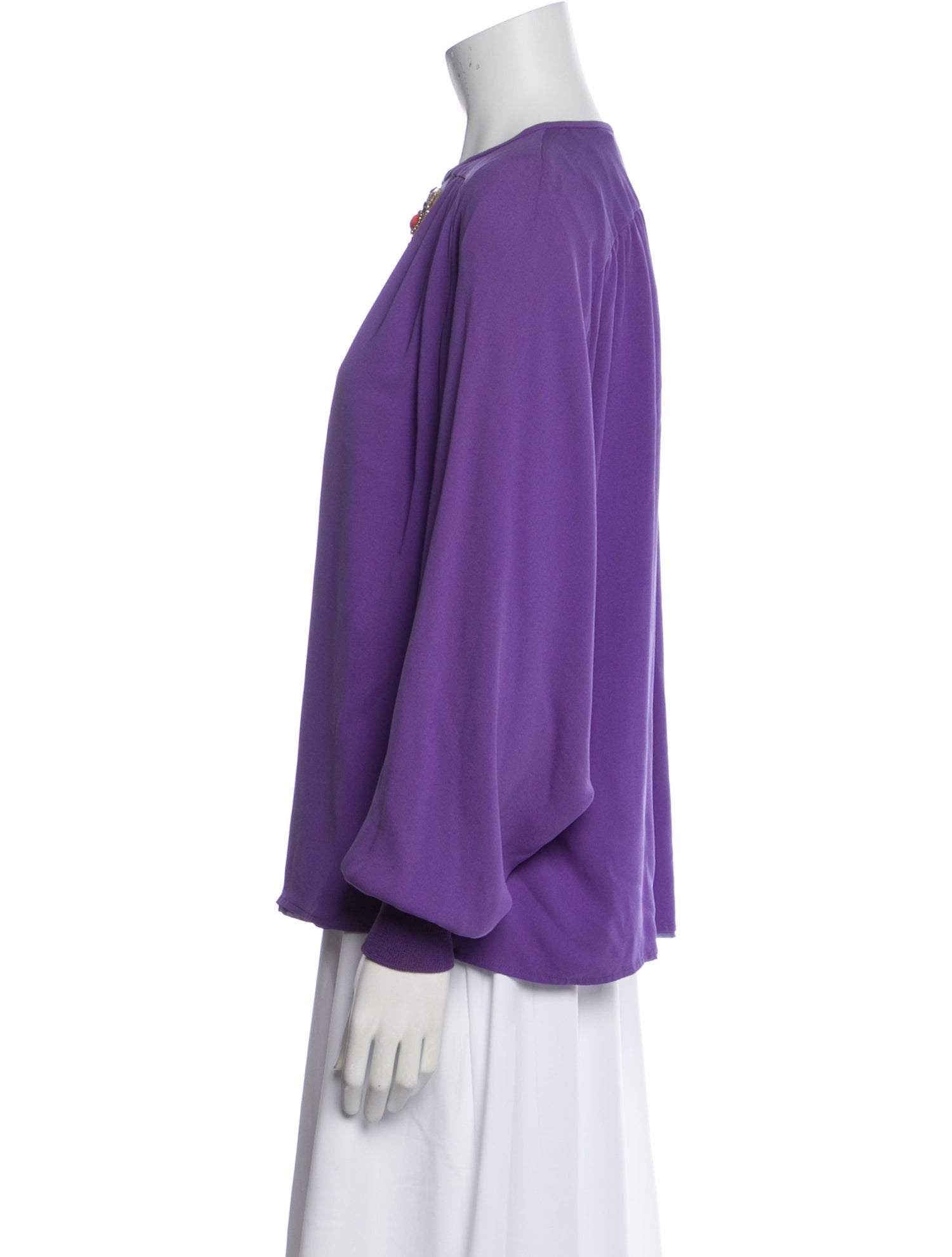 Valentino Graphic Print Crew Neck Blouse