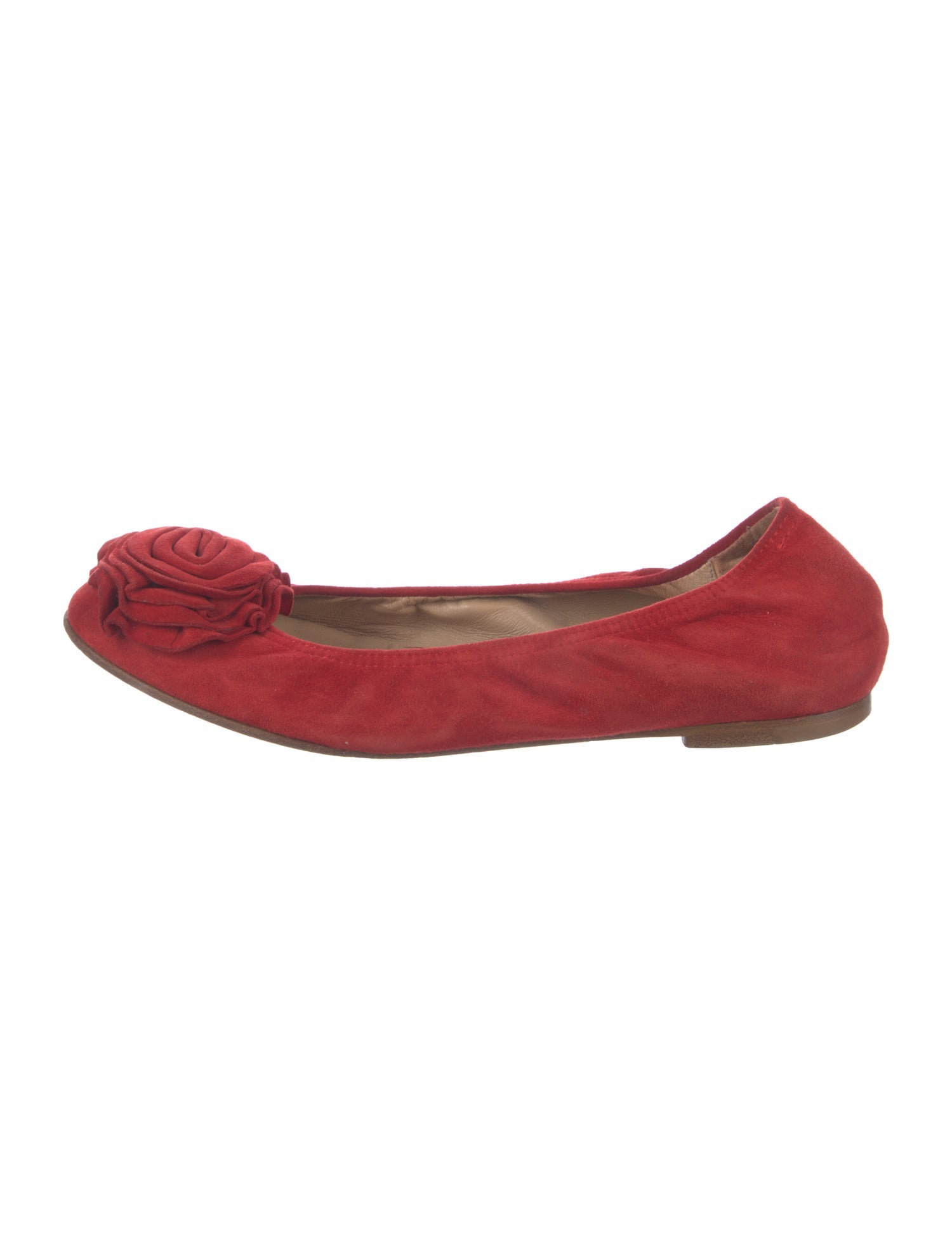 Valentino Suede Ballet Flats