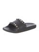 Valentino Rockstud Accents Rubber Slides