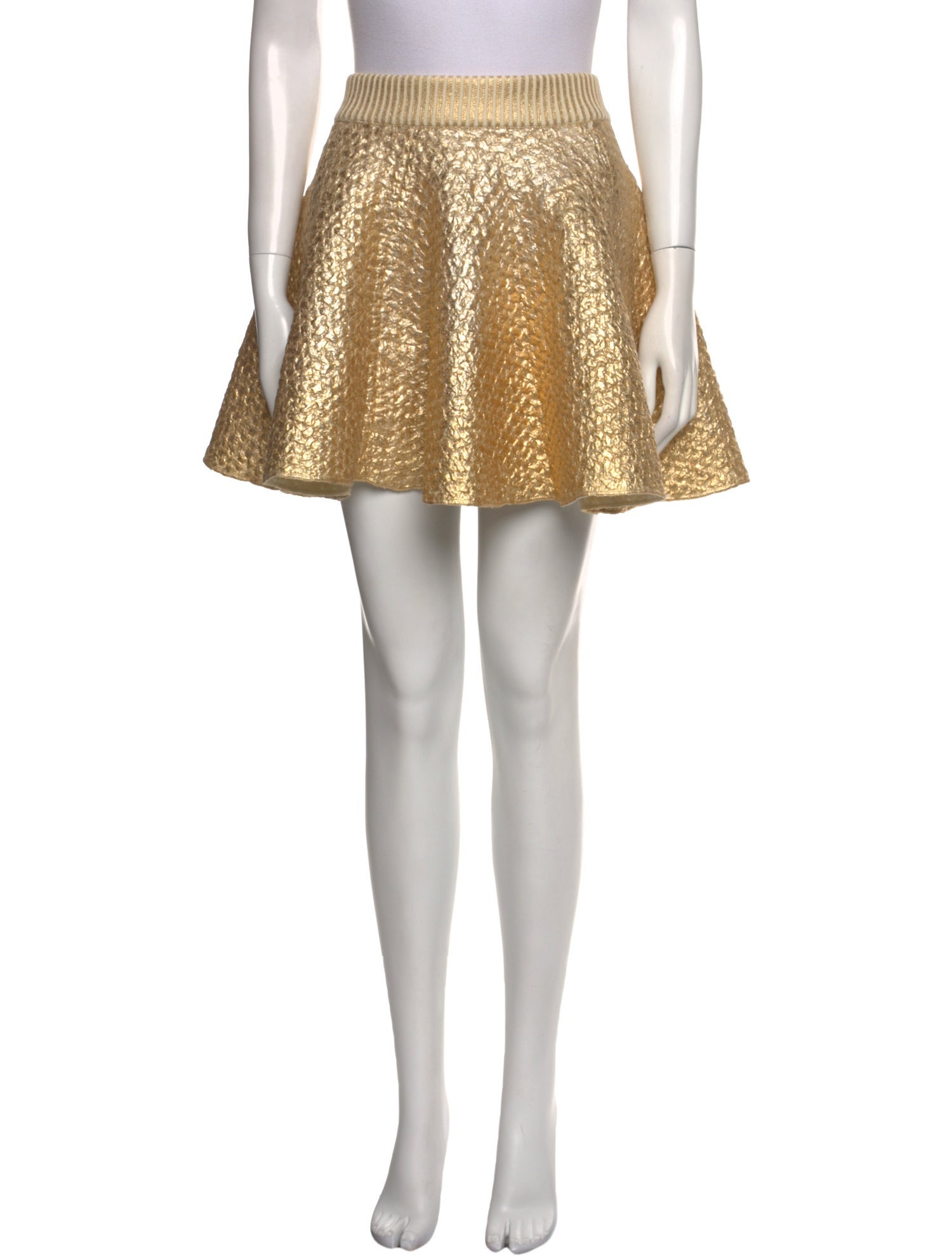 Valentino Virgin Wool Mini Skirt