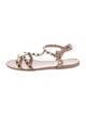 Valentino Rockstud Accents PVC Gladiator Sandals