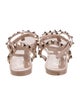 Valentino Rockstud Accents PVC Gladiator Sandals