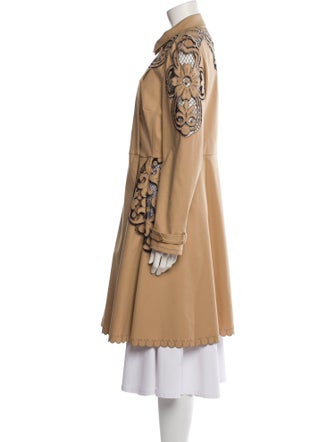 Valentino Patterned Trench Coat