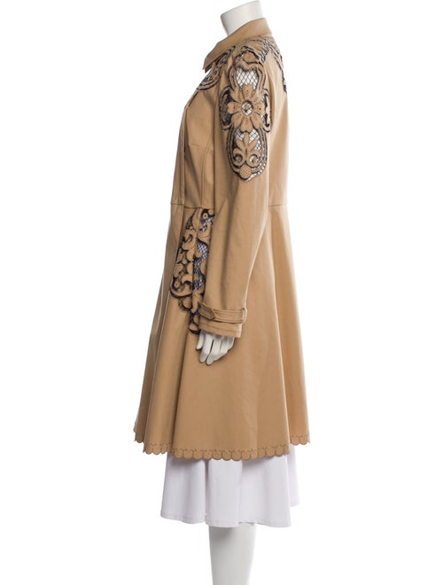 Valentino Patterned Trench Coat