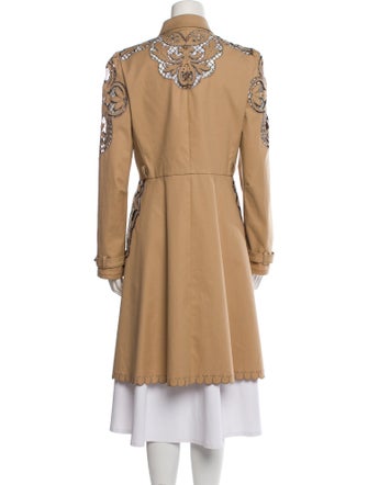 Valentino Patterned Trench Coat