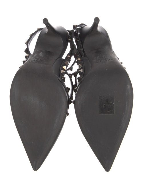 Valentino Rockstud Accents Leather Pumps