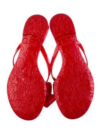 Valentino Rubber Bow Accents Slides