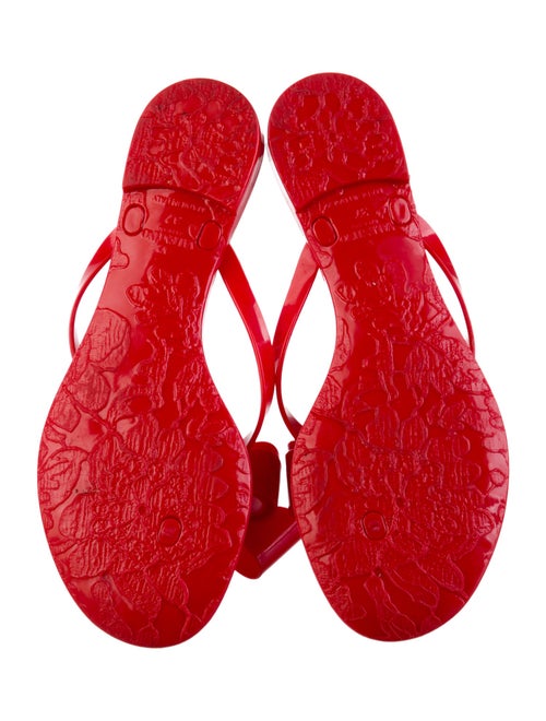 Valentino Rubber Bow Accents Slides