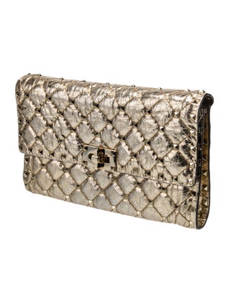 Valentino Leather Clutch